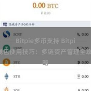 Bitpie多币支持 Bitpie钱包使用技巧：多链资产管理全攻略