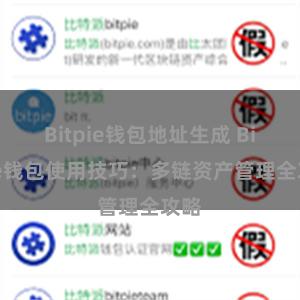 Bitpie钱包地址生成 Bitpie钱包使用技巧：多链资产管理全攻略