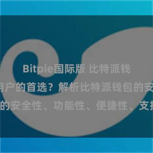 Bitpie国际版 比特派钱包为何是专业用户的首选？解析比特派钱包的安全性、功能性、便捷性、支持性等优势。