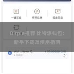 Bitpie推荐 比特派钱包：新手下载及使用指南