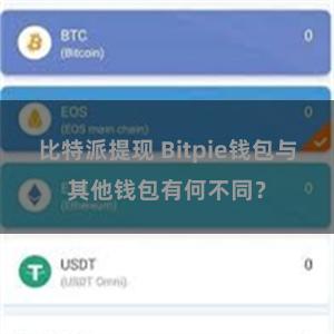 比特派提现 Bitpie钱包与其他钱包有何不同？