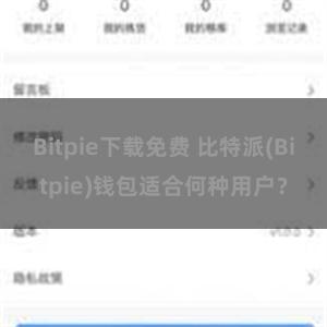 Bitpie下载免费 比特派(Bitpie)钱包适合何种用户？