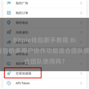 Bitpie钱包新手教程 Bitpie钱包的多用户协作功能适合团队使用吗？