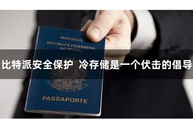 比特派安全保护  冷存储是一个伏击的倡导